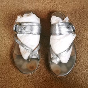 Frye Mary Toe Ring Leather Flat Sandal